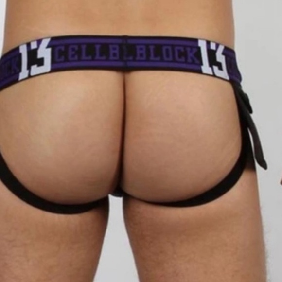 NWT Hard to Find! CellBlock 13 Sniper Purple Jock with Side Pocket Sz XL - Picture 7 of 9